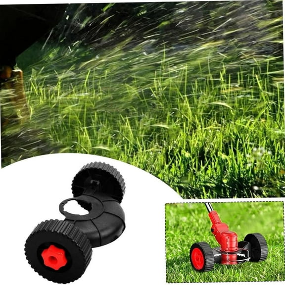 Fufafayo under $5 Lawn Mower Wheel, Lawn Mower Support Wheel, Auxiliary Wheel Attachment, Garden Tool Accessory, for Weed Trimmer, Edger, Reduces Fatigue, Adjustable Height, Easy to Install