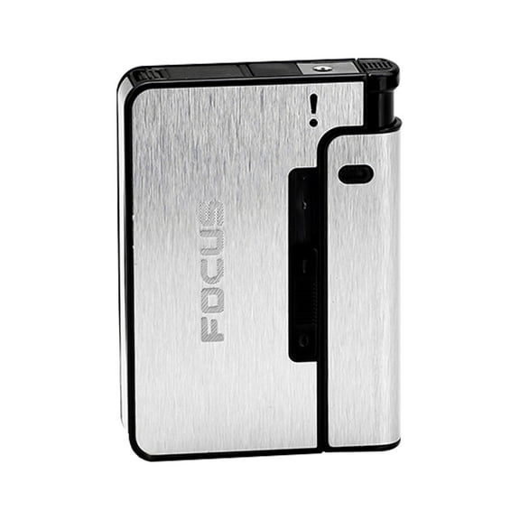 Fufafayo under $5 Lighter Case, Refillable Lighter Case, Aluminum Cigarette Box Holder, for Disposable Lighters, Easy Lighter Replacement, Pocket Size Design, Recyclable Accessory, Smoking Accessory