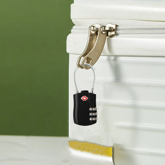 Fufafayo under $5 Luggage Lock, Aluminum Alloy Password Padlock, Backpack Security Lock, Travel Suitcase Protection, Outdoor Activities Bicycle Storage