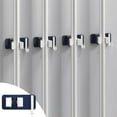 thumbnail image 1 of Fufafayo under $5 Mop Organizer, Adhesive Mop Brooms Holder, Wall Mount Stick On Hooks, No Screws Required, Space Saving, for Bathroom Kitchen Closet Garage Garden Tool Storage, 1 of 9