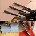 thumbnail image 1 of Fufafayo under $5 Pinking Shears, Pinking Shears, Serrated Fabric Scissors for Sewing, Triangular Tooth Scissors for Cloth, Stainless Steel Blades for Decorative Cutting, Ergonomic Handle for Comfort, 1 of 9