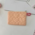 thumbnail image 1 of Fufafayo under $5 Puffer Quilted Makeup Bag with Handle, Cute Puffy Cotton Cosmetic Bags for Women, Small Heart Toiletry Zipper Pouch, Travel Essentials Storage Organizer Clutch Pouches Pencil Case, 1 of 7