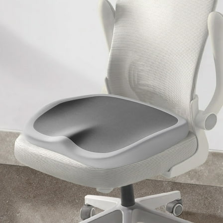 Fufafayo under $5 Seat Cushion, Memory Foam Chair Pad, Office Chair Cushion for Long Sitting, Coccyx Support Cushion for Car Office, Non Slip Buttocks Pillow for Pain Relief