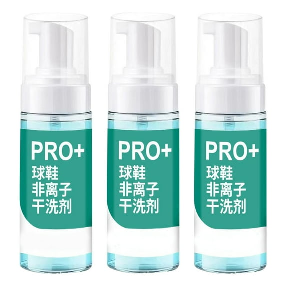 Fufafayo under $5 Shoe Cleaner, Shoe Dry Cleaner, Spray Cleaning Agent for Sneakers and Footwear, Stain and Yellowing Remover with Brush, Quick Foam Formula for Fabric, Leather