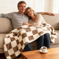 thumbnail image 1 of Fufafayo under $5 Small Blanket, Fleece Blanket, Soft Throw Blanket for Bed and Sofa, Lightweight Blanket for Nap and Air Conditioning, Warm Cover for Winter Use in Bedroom and Living Room, 1 of 6