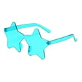 thumbnail image 1 of Fufafayo under $5 Star Sunglasses, Star Shape Sunglasses, Tinted Party Glasses for Women Men, Fashion Rimless Colorful Shades for Wedding Dance Halloween Party, Beach Vacation Photo Prop Accessory, 1 of 6
