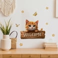 thumbnail image 1 of Fufafayo under $5 Static Cling Cat Wall Sticker, Cat Theme Static Cling Window Stickers, Removable PVC Wall Decals for Home Decor, Silky Material Adhesive Decor for Glass and Doors, 1 of 4