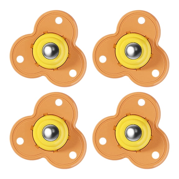 Fufafayo under $5 Storage Box Wheels, Storage Box Pulley, Roller for Bottom of Box, Adhesive Pulley Wheels, One-way Caster for Storage Box, Easy Move Box Wheels, 360 Degree Swivel, Quiet Rolling