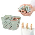 thumbnail image 1 of Fufafayo under $5 Strong Plastic Clothespins, 30Pack Heavy Duty Laundry Clothes Pins with Storage Basket, Strong Clips, Non-Slip Clothes Pegs, Chip Clips, Hanger Clip, Windproof, Heatproof, 1 of 6
