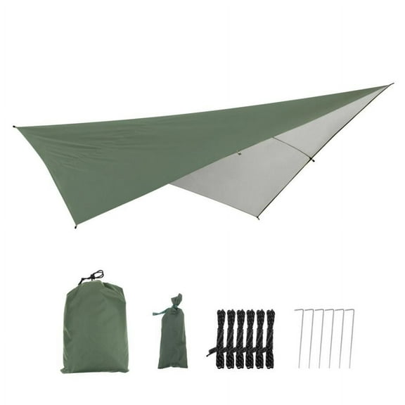 Fufafayo under $5 Sun Shade Awning, Sun Shade Sail, Outdoor Equilateral Triangle Sunscreen Awning, Waterproof UV Protection Tarp for Patio, Garden, Camping, Picnic, Beach, Lightweight and Portable