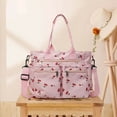thumbnail image 1 of Fufafayo under $5 Tote Bag, Women's Shoulder Purse, Large Capacity Handbag, Cherry Print Design, Casual Daily Use, Shopping Carryall, Fashion Accessory, 1 of 5