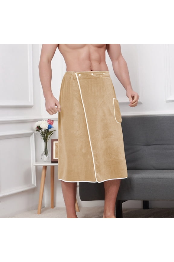 under $5 Towel Wrap Robe, Full Length Bathrobe, Adjustable Beach Cover Up, Lightweight Dry Wrap, Spa Pool Robe, for Women Men, Post Swim, Gym Changing