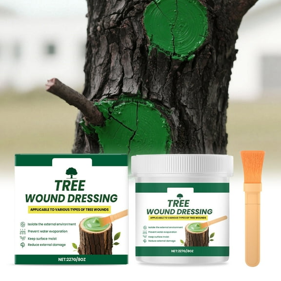 Fufafayo under $5 Tree Wound Pruning Sealer, Tree Wound Pruning Sealer, 3.5oz Paste for Plants Cuts, Gardening Grafting Compound for Healing, Protective Spray for Branches