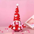 thumbnail image 1 of Fufafayo under $5 Valentine Gnome, Valentine's Day Gnome Doll, Plush Fabric Dwarf with Heart Decoration, Home Tabletop Shelf Decor, Romantic Gift for Couples, Anniversary, Fireplace Mantle, 1 of 3