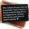 thumbnail image 1 of Fufafayo under $5 Wallet Card, Wallet Insert Card, Stainless Steel Gift Card for Husband, Wife, Boyfriend, Girlfriend, Anniversary, Valentine's Day, Wedding, Engraved Message, Thoughtful, Keepsake, 1 of 2