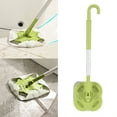 thumbnail image 1 of Fufafayo under $5 Washcloth Mop with Hook Handle, Disposable Wet Wipes Floor Cleaner, Mini Small Mop for Easy Storage, No-Hand Wash Design, Flexible for Floors, Tiled Walls, Furniture, 1 of 6