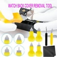 thumbnail image 1 of Fufafayo under $5 Watch Battery Tool Kit, Watch Battery Tool Kit, Watch Back Case Remover Opener, Repair Tool Set for Pressure Fit Watches, Professional Beginner, Includes 6 Tools, Cloth, 1 of 9