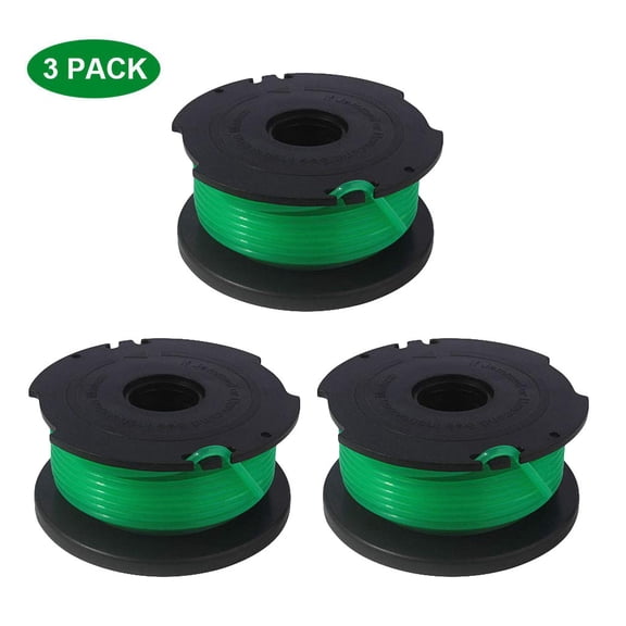Fufafayo under $5 Weed Trimmer Line, Trimmer Replacement Line, Auto Feed Spool for Grass Trimmer, Universal Weed Eater String Spool, 3 Pack Cutting Line for Garden, Compatible with GH3000 Models