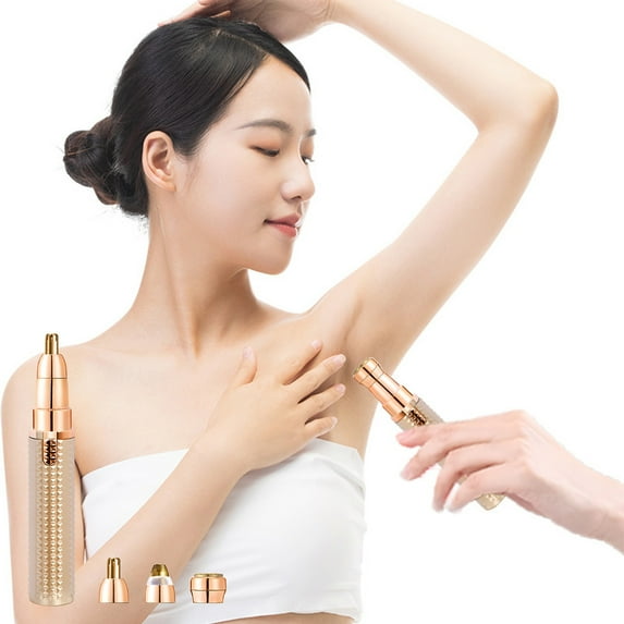 Fufafayo under $5 Women Shaver, Rechargeable Hair Removal Device, Ceramic Blades Shaver, Pubic Legs Body Hair Trimmer, Facial Razor for Personal Grooming