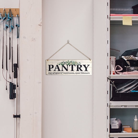 Fufafayo under $5 Wooden Wall Sign, Rustic Wood Sign, Hanging Wall Decor for Living Room, Bedroom, Dining, Farmhouse, Modern Home Accent, Shelf, Mantel, Office, Cafe, Restaurant, Creates Warm