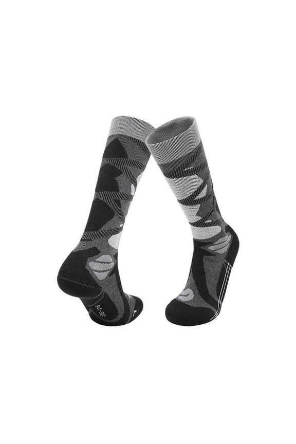 under $5 Wool Socks, Ski Socks, Thickened Wool Blend Socks for Men and Women, Long Warm Socks with Terry Bottom for Sports, Snow, Hiking, Cold Weather, Comfortable and Elastic