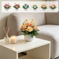 thumbnail image 1 of Fufafayo 6Pcs Artificial Rose Plants, Small Potted Fake Flowers, Indoor Greenery Tabletop Decor, Lifelike Faux Blossom Arrangement for Living Room, Office or Bedroom Home Accent, 1 of 9