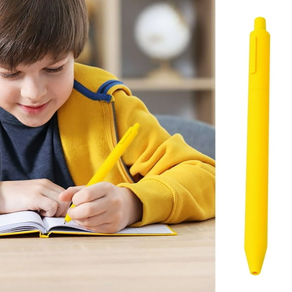 Fufafayo Black Gel Pen, Smooth Writing Pen for Students, Retractable Pen for Exams and Office, Quick Drying Ink Pen for No Smudge, Comfort Grip Pen for Long Writing, Reliable Pen for Everyday Use