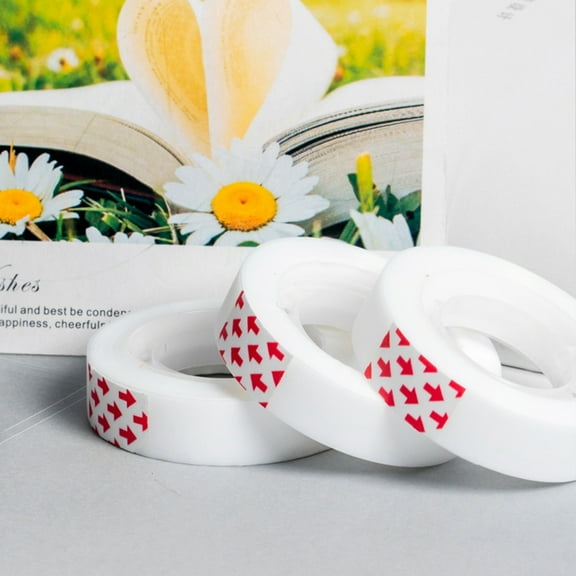 Fufafayo Clear Tape Refills, Clear Adhesive Tape, Transparent Tape Refill Rolls for Gift Wrapping, Office School Home Supply, Strong BOPP Tape for Mending Documents, Sealing Envelopes, Packaging Tape