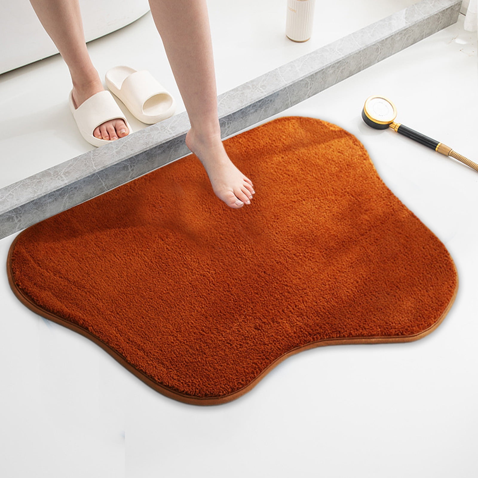 Fufafayo Clearance Bathroom Toilet Door Absorbent Floor Mat Carpet