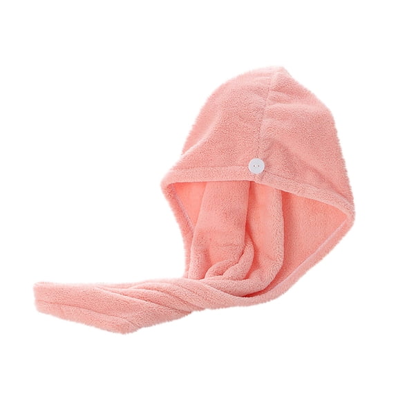 Fufafayo Coral Fleece Hair Towel, Hair Drying Towel Cap, Super Absorbent Shower Cap, Quick Dry Turbie Twist, for Bath, Gym, Travel, Swimmers, Long Hair, Soft and Gentle, Reduces Blow Drying Time