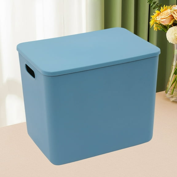 Fufafayo Foldable Storage Box Large, Folding Storage Box, Large Plastic Storage Bin, Removable Transparent Organizing Box for Home Closet Toy Quilt Storage Dormitory Organizing, Collapsible Container