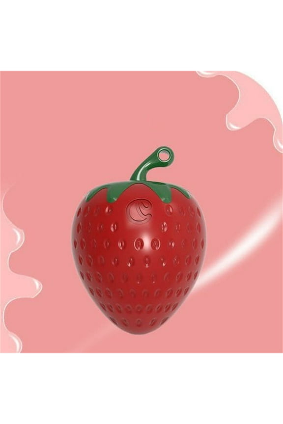 Novelty Lighter, Strawberry Lighter Bar Lighter Mini Cute Strawberry Keychain Lighter, Refillable Butane Windproof Lighter for Candles Grill, Portable and Adjustable Flame for Outdoor Indoor