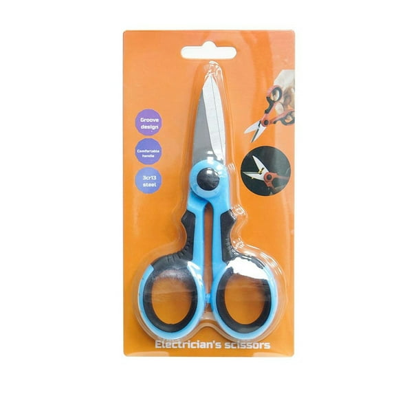 Fufafayo PE Big Horse Fish Thread Scissors, PE Fishing Line Scissors, Big Horse Thread Scissors Card Set, Serrated Blades for Cutting Fishing Line and Lead