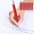 thumbnail image 1 of Fufafayo Retractable Ballpoint Pens, 10 Pack Black Ink Pens for Smooth Writing, Office Supplies and Study Essentials, Bulk Pens for Home, Office or Classroom, Basic Everyday Design, 1 of 6