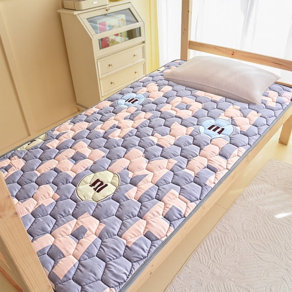 Fufafayo Reversible Mattress Protector Lightweight Non-Slide Polyester Mattress Protector 74.8x35.4 Inch, Twin Mattress Cover Washable, Home Dorm Bed Protector for Guest RoomKidsBed