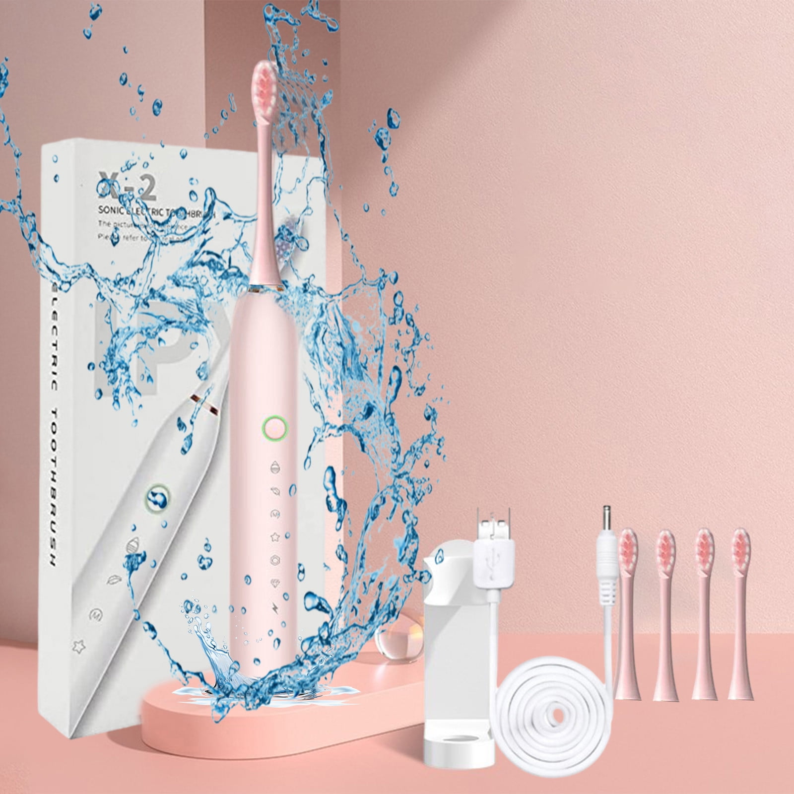 Fufafayo Savings Electric Toothbrush Electric Toothbrush With 4 Brush