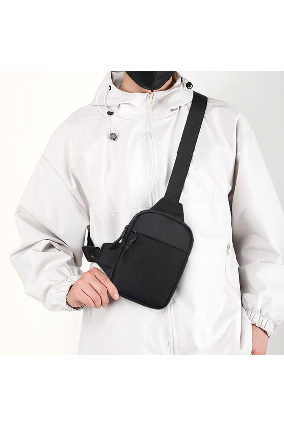 Small Sling Bag Crossbody Chest Shoulder Water Resistant Travel Purse One Strap Daypack For Men WomenBoys