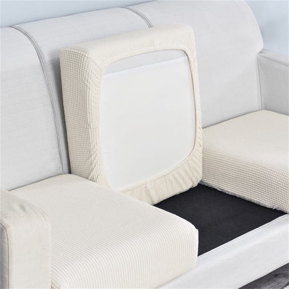 Fufafayo Sofa Seat Cover Tightly Wrapped Protection, Elastic Stretch Couch Slipcover, Non-Slip Sofa Protector for Living Room Furniture, Washable Polyester Fabric for Chair Loveseat Sectional