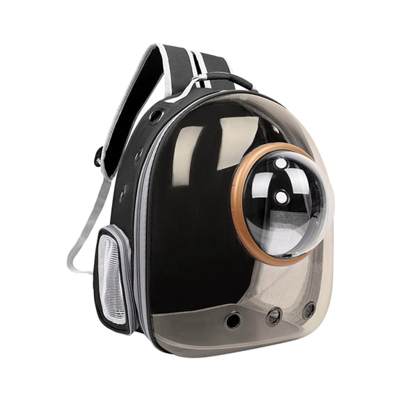 Fufafayo Space Capsule Pet Carrier, Breathable Backpack for Dogs and Cats, Clear Bubble Pet Bag for Travel, Puppy Carrier for Outdoor, Portable Pet Backpack for Hiking, Cat Carrier with Window