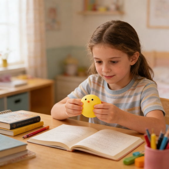 Fufafayo Stress ReliefToysForKidsAnd Adults, Soft Sensory FidgetToys, Creamy Slime SqueezeToysFor Anxiety Relief, Food Grade Plastic Stress Ball For Desk Classroom Office