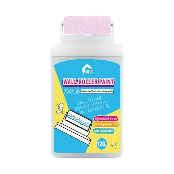 Fufafayo Wall Repair Paste Roller, Small Roller Brush for Wall Patching, DIY Wall Paint Repair Tool for Graffiti, Wall Touch Up Roller for Scuffs, Wall Concealer Roller for Home, Wall Stain Remover