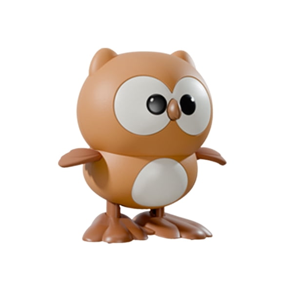 Fufafayo Wind-up OwlToy, Little One Educational Crawling Guide, Colorful Plastic Toyfor Sensory Development, Motor Skills LearningToyfor Little One BoysGirls