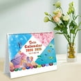 Fufafayo todays deals 2025 Calendar Unprinted Wind Calendar Punch Card