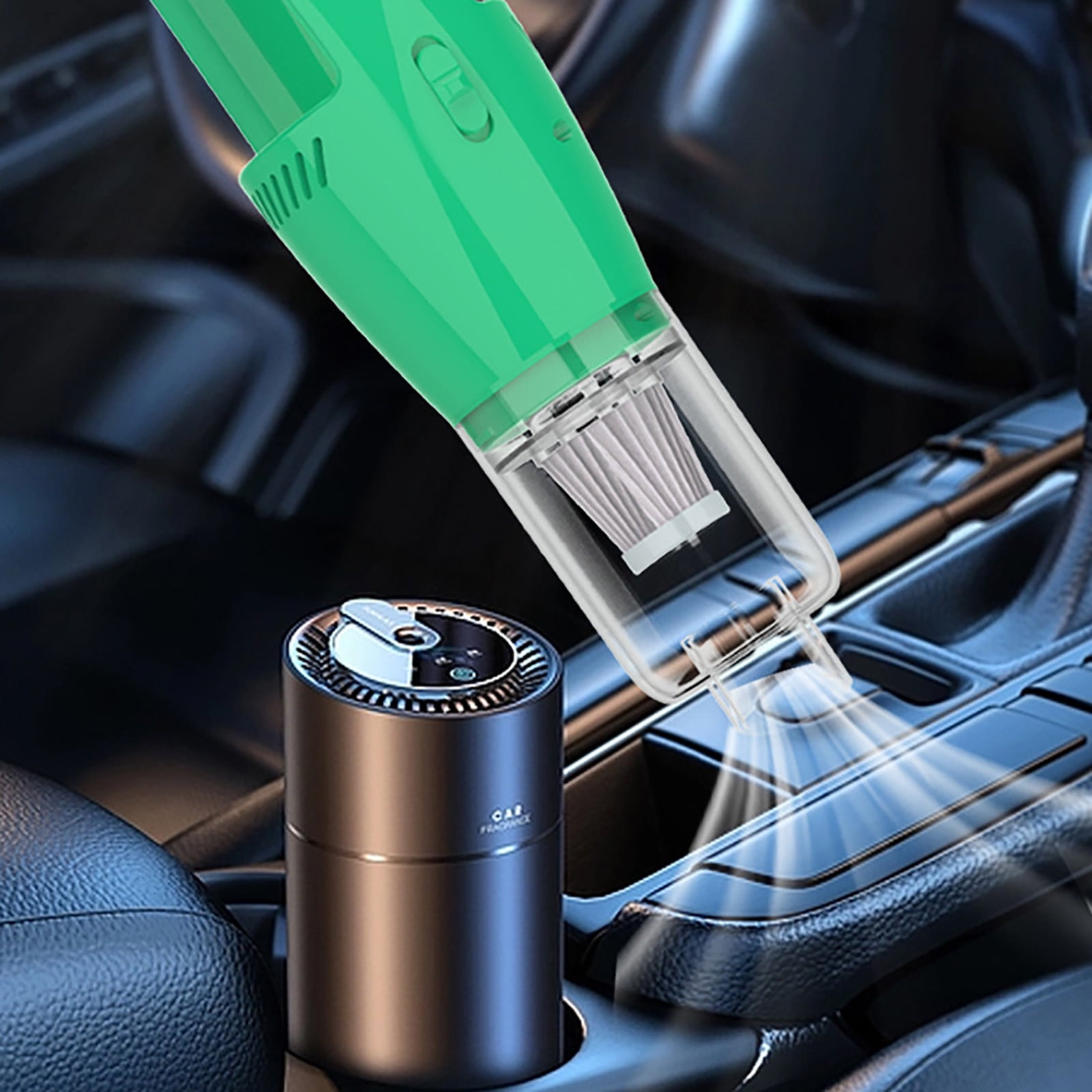 Fufafayo todays deals Car Mounted Vacuum Cleaner Portable Wireless