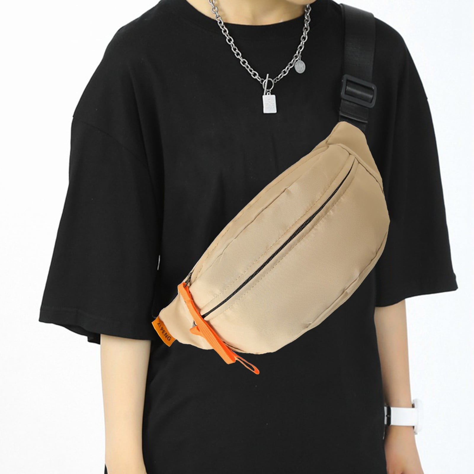 Fufafayo todays deals Crossbody Running Pack With Adjust Running Belts