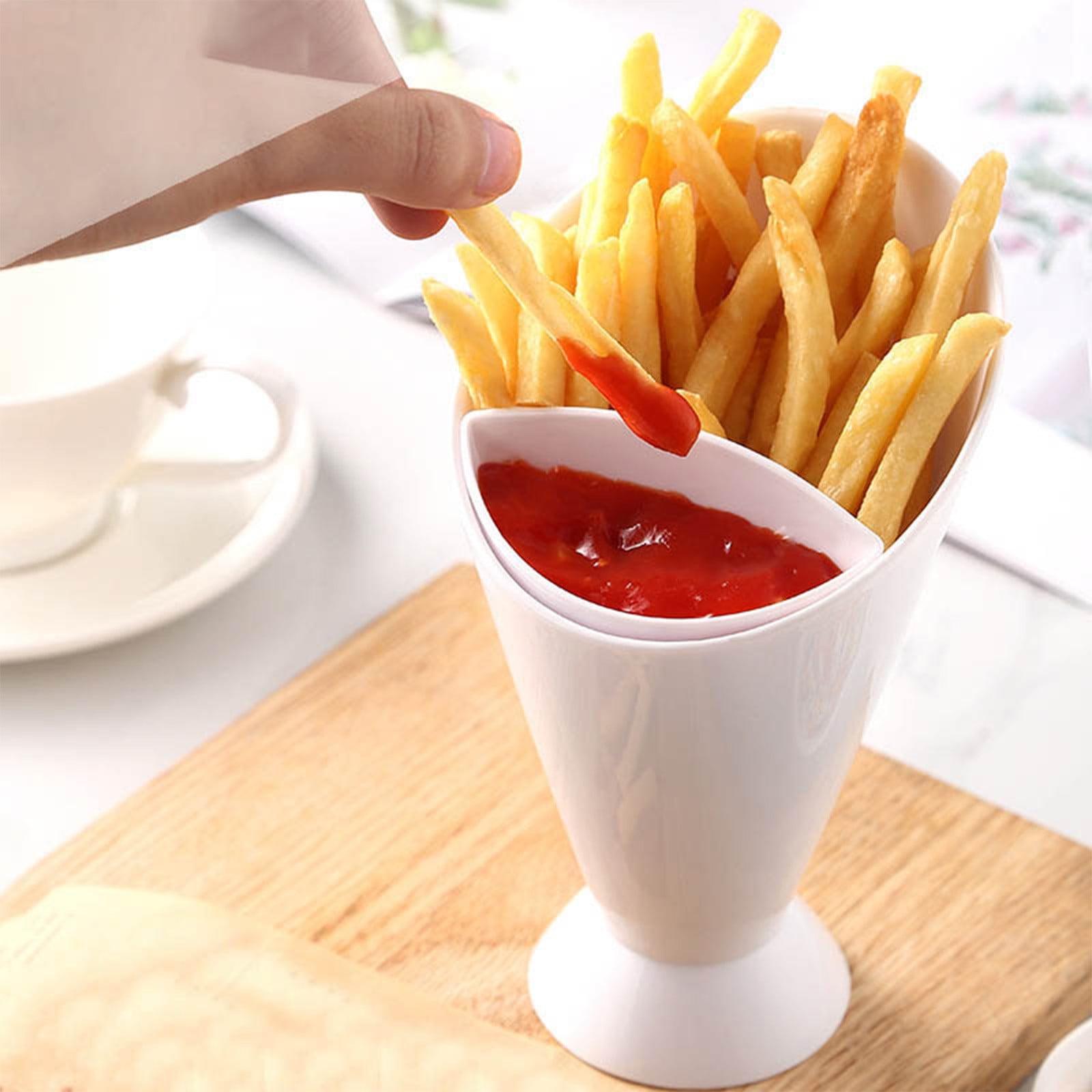Fufafayo todays deals French Fries Salad Cup Obliqued Cup Snack Cup For