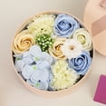 Fufafayo todays deals Valentine's Day Gift Soap Flower Small Round Box