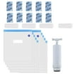 thumbnail image 1 of Fufafayo under $5 10 PCS 11.8x13.4In Reusable Vacuum Seal Bags for Food, Vacuum Zipper Sealer Bag with Hand Pump, Freezer Safe, Food Storage, 1 of 6