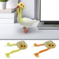 thumbnail image 1 of Fufafayo under $5 2Pcs Porch Goose Decor, Porch Goose Costume, Decorative Hat and Scarf Set for Garden Statue, Sunflower Braid and Long Braid Style, 1 of 9