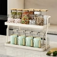 thumbnail image 1 of Fufafayo under $5 Countertop Mug Stand Holder, Coffee Bar Accessories, 2 Tier Kitchen Acrylic Storage Shelf for Placing Mugs Beans Syrup Cups, 1 of 9